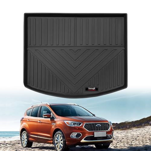 Custom for 2013-2019 Ford Escape/ 2015-2019 Lincoln MKC Cargo Mats Trunk Liner All Weather TPE Protection Mat Accessories (for 2013-2019 Ford Escape/2015-2019 Lincoln MKC) - color: for 2013-2019 Ford Escape/2015-2019 Lincoln MKC