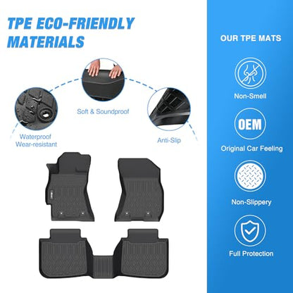 Nilight TPE Floor Mats for Subaru Outback Legacy 2015 2016 2017 2018 2019,All Weather Custom Fit Heavy Duty Floor Liners - color: 2015-2019 Subaru Outback|Legacy