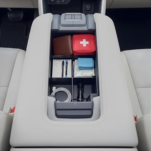 Center Console Organizer for Toyota Grand Highlander (2024-2026) - Made in USA - SLX198 - size: Grand Highlander 2024-2026