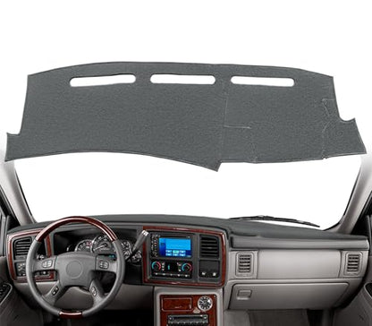 Dash Cover Mat Custom Fit for Cadillac Escalade Dashboard Pad Cap Carpet Protector K274 (Dark Gray) - color: Dark Gray