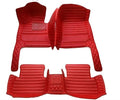 Custome Car Mats Accessories All Weather Floor mats Compatible with Automotive Floor Mats Passenger car mats (All RED) - color: ALL RED
