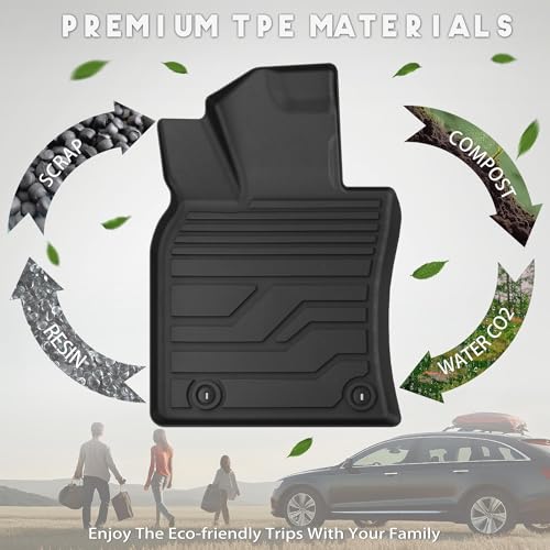 KARPAL Floor Mats Fit for Toyota Camry 2025 2026 Hybrid/SE/LE/XLE/XSE, Custom Fit All Weather TPE Camry Accessories 1st & 2nd Row & Trunk Mat Full Set Floor Liners - style: 2025-2026 | For Toyota Camry | 1st & 2nd & Cargo