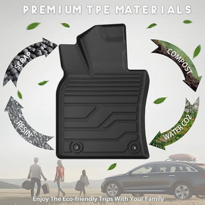 KARPAL Floor Mats Fit for Toyota Camry 2025 2026 (Including Hybrid), Custom Fit All Weather TPE Camry Accessories 1st & 2nd Row Floor Liners - style: 2025-2026 | For Toyota Camry | 1st & 2nd Row