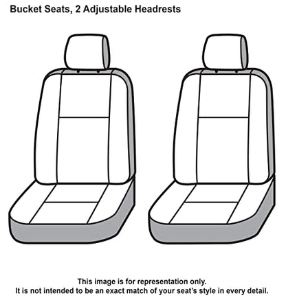 Covercraft Carhartt Super Dux SeatSaver Custom Seat Covers | Fits 2014-2016 Chevrolet Silverado/GMC Sierra 1500, 2015-2016 Silverado/Sierra 2500/3500 | 1st Row Bucket Seats, Super Dux Black