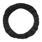 X AUTOHAUX Steering Wheel Cover Universal Elastic Stretch Antislip Breathable Microfiber Ice Silk Interior Trim Wheel Protector for Car Truck SUV Black - color: Black