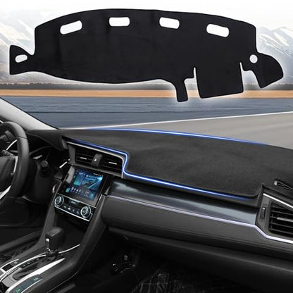YYCKE Dash Cover Mat Custom Fit for 1998-2001 Dodge Ram 1500 2500 3500 Accessories Dashboard Pad Carpet Protector - size: Dodge Ram 1500 2500 3500 1998-2001