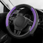 Skechers Air-Cooled Steering Wheel Cover,Leather Car Steering Wheel Cover Universal Fit 14" 1/2-15" Car Wheel Protector for Men Women Fit Suvs,Vans,Sedans,Car,Trucks,Purple - color: Purple