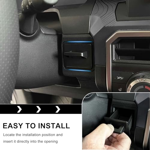 Driver's Drawer Box Compatible with Toyota Tacoma Accessories 2024-2026 and 2025-2026 4Runner Accessories Drivers Side Cubby Drawer Organizer Storage Interior Accessories