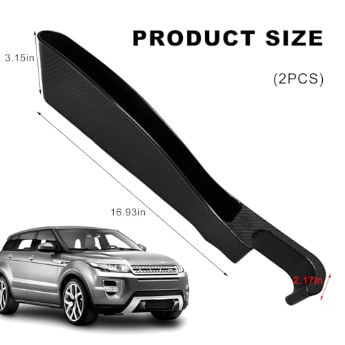 2 PCS Car Seat Gap Filler, Multifunctional Auto Side Seat Crevice Filler with Charging Hole, Car Gap Blocker Storage Box Inserts Between Seat & Console for Key Phone Card