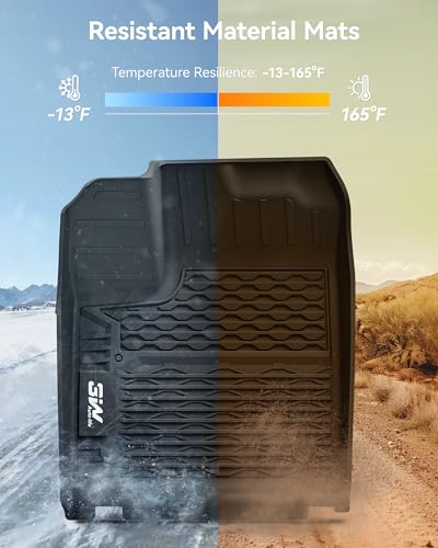 3W Floor Mats & Cargo Liner Fit Nissan Murano 2025 2026, All Weather TPE Non-Slip Custom Fit Floor Liners Set for Murano, Heavy Duty Automotive Protection Full Set Car Mats & Trunk Mat, Black - size: 7.Murano|25|Floor Mats & Cargo Liner