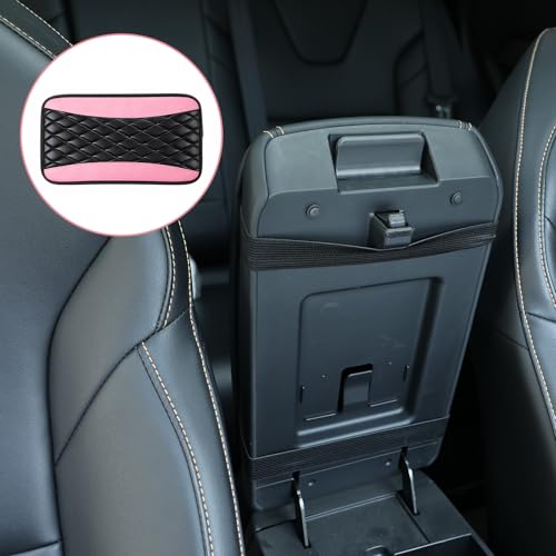 Car Center Console Cover, Waterproof Leather Armrest Cushion, Universal Car Console Protector for Auto, Most Cars, Interior Accessories