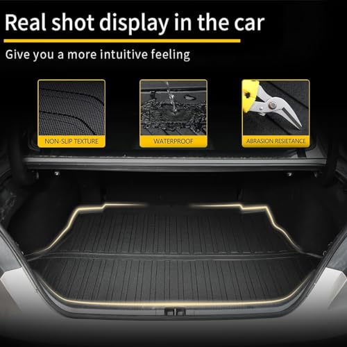 Original 2018-2025 Camry Cargo Liner for Toyota Camry All Model - Custom Fit All Weather TPE Trunk Mat - 100% Protection - 3D Shaped Laser Measured Cargo Mat for Toyota Camry/Camry Hybrid 2018-2025 - style: (1)Toyota Camry 2018-2025 Cargo Liner