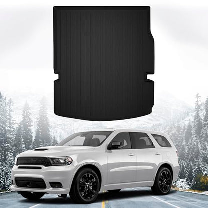 Premium Cargo Liner for Dodge Durango 2011-2026- 100% Protection - Custom Fit Car Trunk Mat - All-Season Black Cargo Mat - 3D Shaped Laser Measured Trunk Liners for Dodge Durango