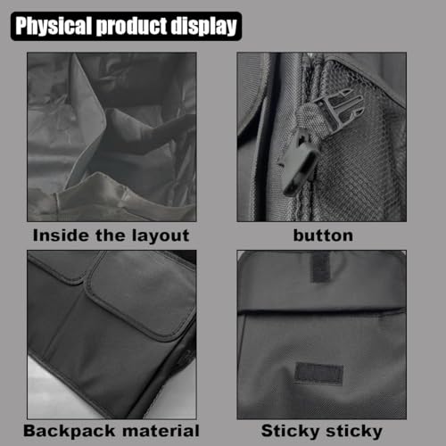 Trunk Organizer for Car - Collapsible Car Storage Organizer with 3 Compartments - Foldable Car Trunk Organizer for SUVs & Sedans - Waterproof Storage Container Box Car Organizer (1PCS)