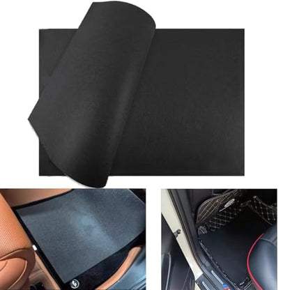 5 Pack Disposable Car Floor Mats Cover Felt Automotive Floor Mat Foot Rest Pads Protector for Car Detailing Wash All-Season Floor Mats Universal Trim to Fit SUV Van Truck RV Floor Carpet