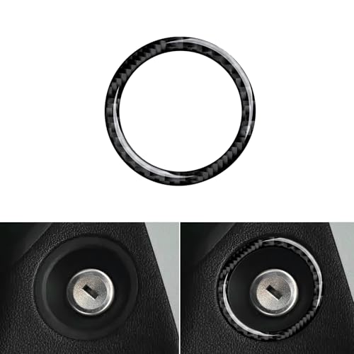 Car Carbon Fiber Decal Interior Trim Cover for Ford Explorer Sport 2010-2015 Accessories (Keyhole Sticker A) - color: Keyhole a