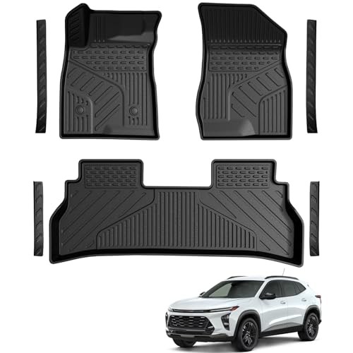 Floor Mats for 2024-2026 Chevy Trax, TPE All Weather Durable Floor Liners Door Sill Guards for Chevrolet/Chevy Trax Accessories - size: 2024-2026 | For Chevy Trax & Buick Envista