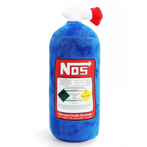 Car Lumbar Pillow NOS Pillow Bottle Car Headrest Pillow Soft Plush Neck Support Cushion for Driving, Office,Home,Party Decorations(18 inch) - size: Lumbar