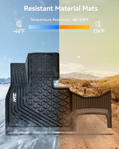 3W BMW iX Floor Mats & Cargo Liner 2022 2023 2024 2025, xDrive45/50/60 M60 M70, All Weather TPE Custom Fit Floor Liner, 1st 2nd Rows & Trunk Mat Full Set Car Accessories - style: 8) iX 2022-2025 | Full Set