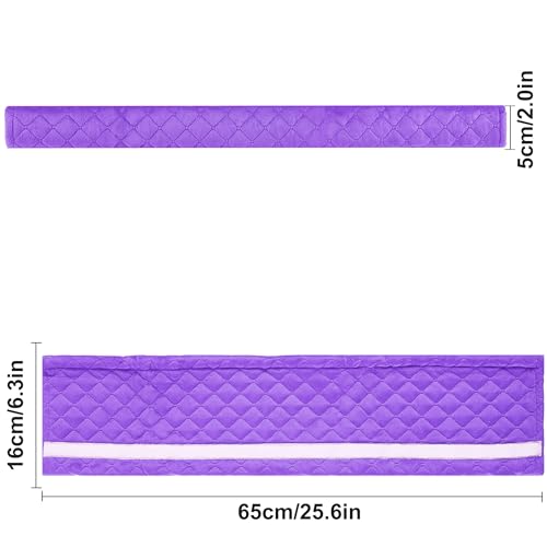 Amooca Soft Automotive Seat Belt Cover Seatbelt Shoulder Pad Neck Protector Cushions Universal Fit SUV Trucks Backpack Violet Extra Long 25.6in - color: Purple, size: 25.6in-1pc