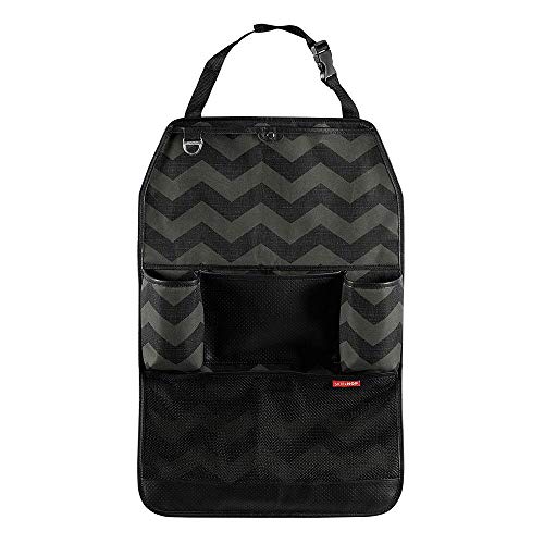 Skip Hop Back Seat Car Organizer, Style Driven, Black, 0.6 lb - color: Back Seat Car Organizer, size: 15x0.25x22.5 Inch (Pack of 1)