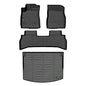 All Weather Floor Mats for Chevy Trailblazer FWD 2021-2024 2025 2026 & Cargo Liner for Trailblazer FWD (Only Fit Cargo in Upper Deck Position) 2021-2026 Set - Black - style: 2) For Trailblazer FWD 2021-2026 Set