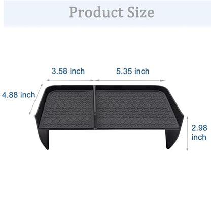 Center Console Organizer Compatible with Toyota RAV4 2019-2025 and 2021-2025 RAV-4 Prime, ABS Material Insert Tray Gear Shift Secondary Storage Box
