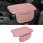 Arm Rest Cover for Car, Microfiber Leather Universal Car Console Covers Accessories with 2 Storage Bags, Pink - color: Pink