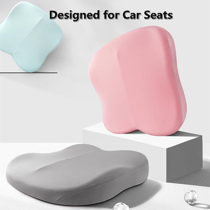 Adult Car Booster Seat Cushion, Car Seat Driver Height Boost Mat Memory Foam Car Seat Cushions Pad Improve Driving View Non-Slip 3D Office Chair Cushion Pressure Relief (Black) - color: Black