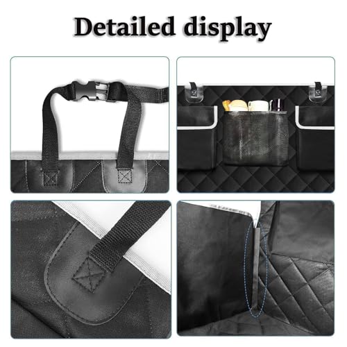 SUV Cargo Liner for Dogs for Jaguar F-PACE 2017-2026, Nonslip Durable Dog Cargo Cover Mat Water Resistan Scratch Resistant Dog Trunk Cover SUV Dog Cargo Liner
