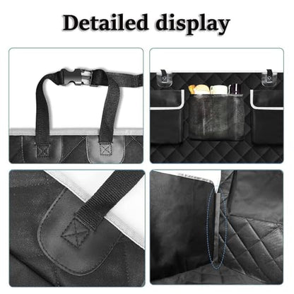 SUV Cargo Liner for Dogs for Jaguar F-PACE 2017-2026, Nonslip Durable Dog Cargo Cover Mat Water Resistan Scratch Resistant Dog Trunk Cover SUV Dog Cargo Liner