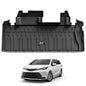 3W Cargo Mat Custom Fit for 2021-2026 Toyota Sienna, TPE Trunk Mat for Sienna 7 Seat & 8 Seat Car Accessories, Heavy Duty Cargo Liner - size: 1. Toyota Sienna|21-26|Cargo Liner