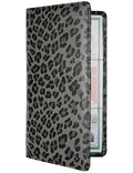 Mymazn Car Registration and Insurance Holder, PU Leather Glove Box Car Organizer with Magnetic Closure, Car Document Holder for Driver's License & Essential Documents (Grey Leopard) - color: Grey Leopard