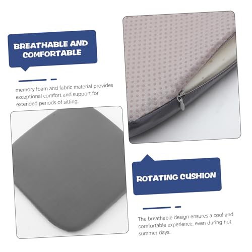 Healifty Car Seat Cushion Breathable Ventilated Pad for Comfort for Office Home and Car Use Memory Foam Material for Sitting Hours