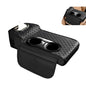 Car Armrest Cushion, Classic Grid Pattern Car Center Console Cover Pad, Waterproof 4-in-1 Armrest Cover with Tissue Box, Cup Holder, 2 Storage Bags, Universal for Most Cars (Black) - color: Black
