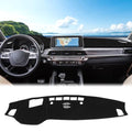 Aunginsy Dashboard Cover Mat Compatible with Kia Telluride 2020-2022 SUV Dashboard Dash Cover Nonslip Black Mat Sun Pad Dash Carpet Sunshade Glare UV Rays Protector Car Interior Accessories-with HUD - color: Black(With HUD)