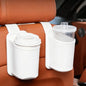 2-Pack Cup Holders for Car Seat Back Premium Nappa Leather Organizer with Drink Holders Easy Install for Families & Road Trips (White) - color: White