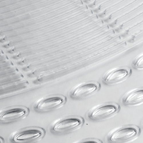 BDK Heavy Duty 4pc Front & Rear Rubber Floor Mats for Car SUV Van & Truck - All Weather Protection Universal Fit, Clear