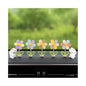 7PCS Cute Car Dashboard Decorations, Shaking Spring Flower & Funny Bunny Vehicle Center Console Ornament, Automotive Rearview Mirror Decor for Men Women, Universal Fit