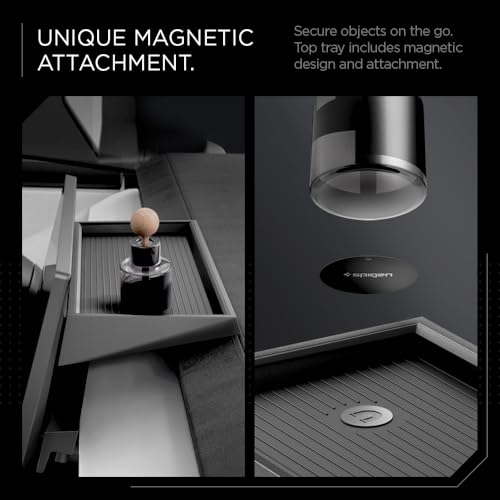 Spigen Under Screen Storage Organizer Designed for Tesla Cybertruck 2026/2025/2024/2023 - size: Under Screen Organizer