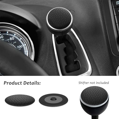 Tiga Shift Shifter Knob Cap for 2011-2020 Dodge Caravan, Chrysler Town and Country 2012 2013 2014 2015 2016 2017 2018 2019, Black (Cap ONLY)