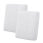 Easy-Going Stretch Individual Loveseat Couch Cushion Cover Sofa Cushion Furniture Protector Sofa slipcover Soft Flexibility with Elastic Bottom (2-Piece Loveseat Cushion Cover, Snow White) - color: Snow White, size: 2-piece