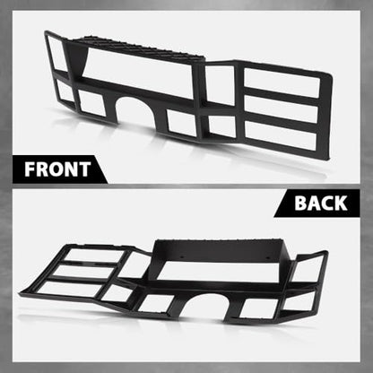 G-PLUS Dash Bezel Panel Surround Trim Compatible with Jeep Cherokee XJ 1984-1996 Black Dashboard - size: 1984-1996 Jeep Cherokee XJ | Black