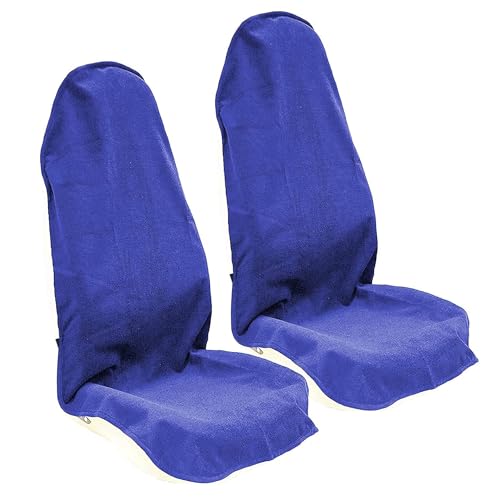 Car Seat Cover Protector Front Seats,for Gym Workout,Running,Swimming,Beach and Hiking,Waterproof Sweat Towel Bucket Seat Covers for Cars SUV Trucks (Blue, 2Pcs) - color: Blue, size: 2Pcs Front Seat Towel