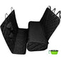 XXL Extra Wide (63”) & Extra Long (94”) with Floor Coverage Dog Seat Cover for Trucks, SUVs & Cars – Heavy Duty, Pet Hammock, Washable + Pet Travel Bowl - color: Black