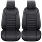 Aierxuan Front Car Seat Covers Universal Fit for Toyota Highlander Prius Camry Rav4 Yaris Sienna FJ Cruiser Outback Honda Jeep Ford Hyundai with Waterproof Leather(2PCS Front,Black A) - color: 2 Pcs Front/Black A