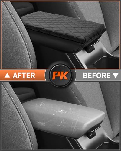 Shademax Custom for 2026 2025 Kia K4 Center Console Cover, Armrest Cover for K4 EX/LX/GT-Line/GT-Line Turbo Arm Rest Cushion Pad K4 Accessories 2025 Leather Middle Console Cover Armrest Box Protector - size: Size for Kia K4 2025-2026