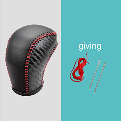 Auto Car Leather Gear Shift Knob Cover Trim for Toyota Highlander 2014-2019/ Tacoma 2016-2022 Accessories - color: A