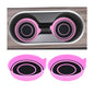 Mandark Car Cup Holder Coaster, 2.75 Inch Non-Slip Vehicle Cup Holder Insert Mats, Dustproof Automotive Interior Console Cup Insulated Pads Accessories, Universal for SUV, Sedan, Truck (Pink) - color: Pink