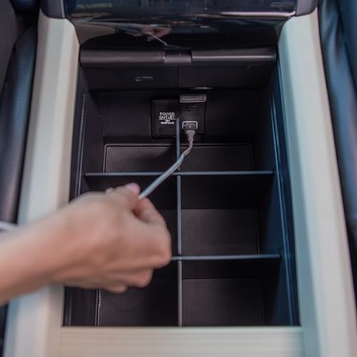 Vehicle OCD - Center Console Organizer for Honda Pilot (2016-2022) / Ridgeline (2017-2023) / Passport (2019-2023) - Made in USA - SLX130 - size: 2016-2023, style: Center Console Organizer